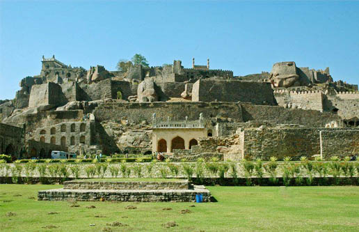 Golconda Fort located at Hyderabad City