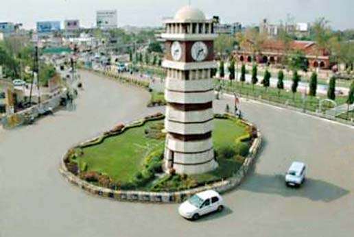 Raipur city more, clock tower