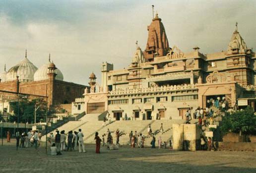 A in the city of Vrindavan