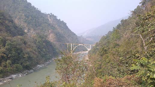 Teesta River at Sevoke